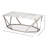 Trapezoid Solid Wood Top Single Coffee Table
