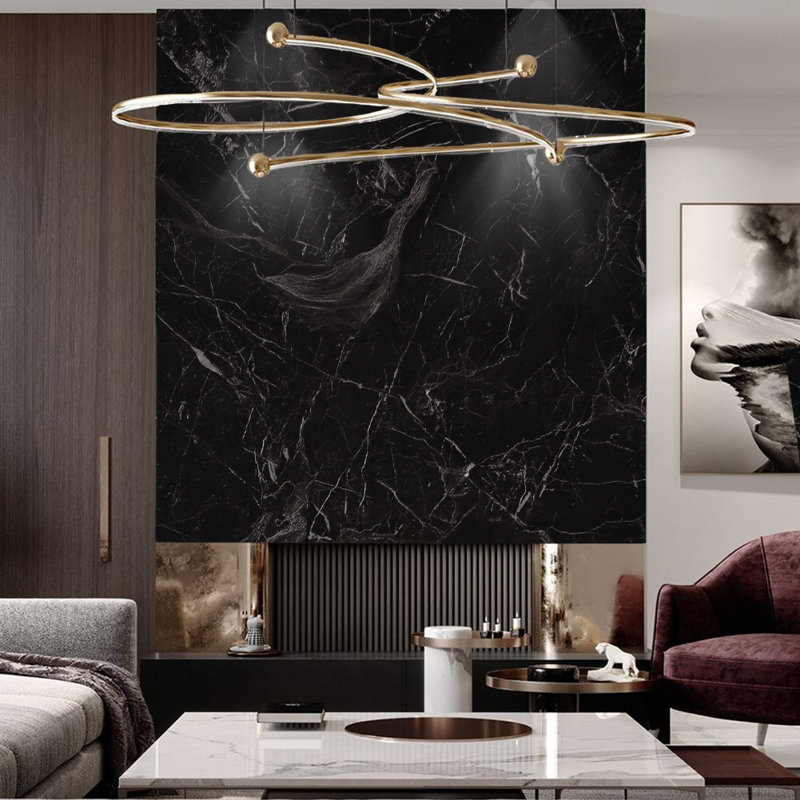 Chaila 3m x 60cm Wallpaper Roll, Black