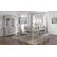 Banc moderne Modern Glam avec embellissements scintillants et revêtement rembourré pour une décoration intérieure élégante