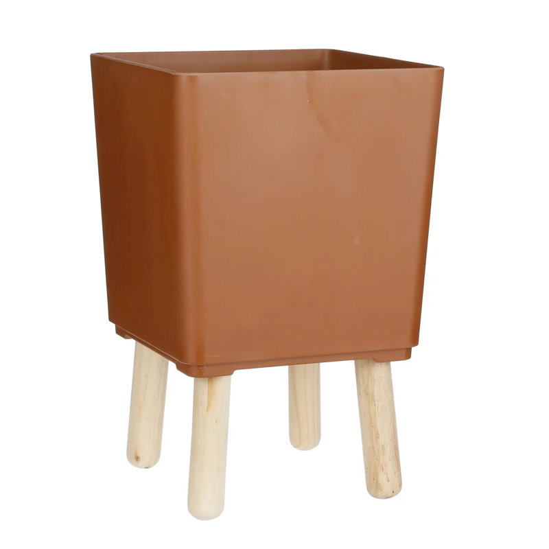 Amarius Ceramic Pot Planter, Brown