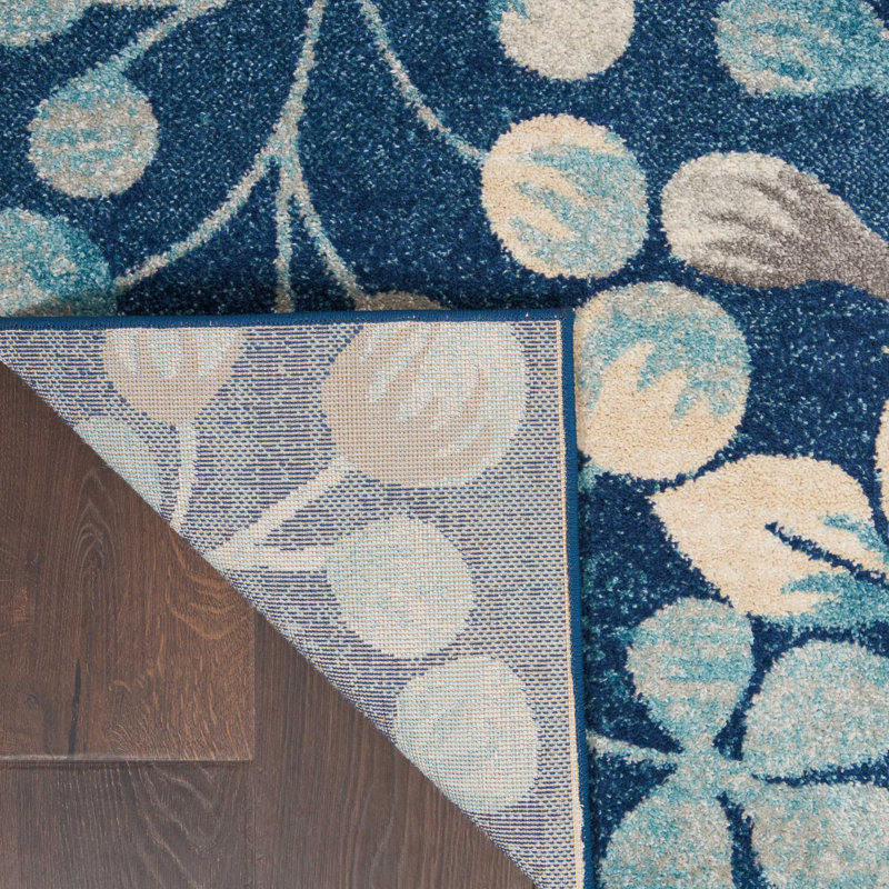 Leeming Floral Indoor Rug, Rectangle 8'10" x 11'10"