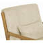 Chaise d'appoint moderne à rayures avec coussin, structure en bois et siège rembourré, idéale pour le salon-1805371022