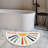  Colorful Sun Boho Bath Mat, Half Round Water Absorbent Non-slip Bathroom Rugs, Machine Washable Soft Microfiber Bath Rug For Bathroom, Shower, Bedroom-11048989