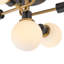 Wetumpka 5-Light Industrial Glass Globe Semi Flush Mount Ceiling Light-2135902044
