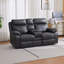 Ryansh 2 Seater Fabric Electric Reclining Sofa