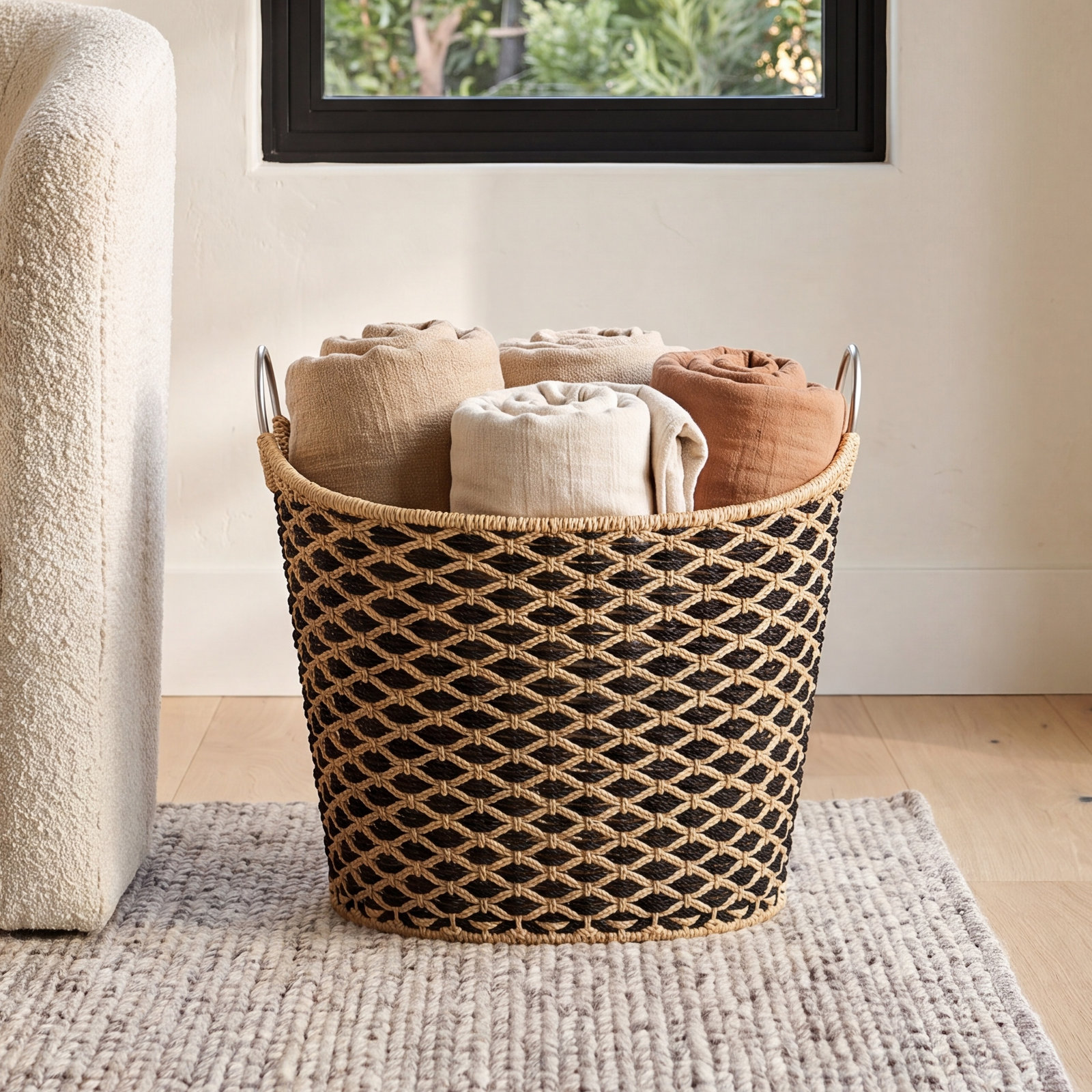 Solana Hand Woven Seagrass Storage Basket