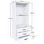 Barbett Manufactured Wood Wardrobe-940669305