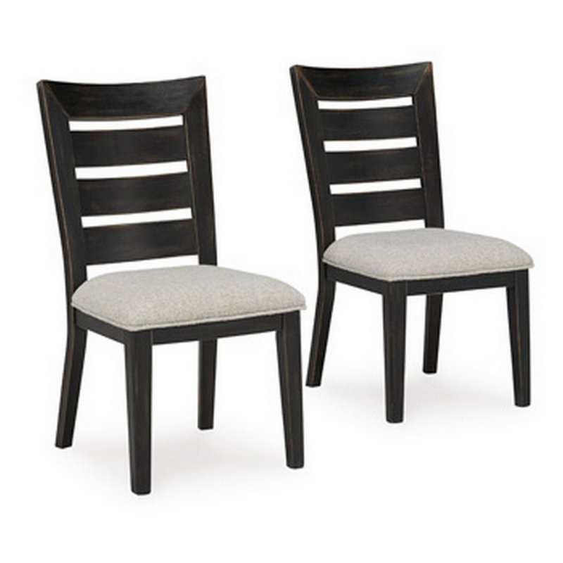 Chaise de salle à manger Carlann, Noir