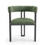 Chaise moderne à dossier incurvé en tissu moderne-886263058