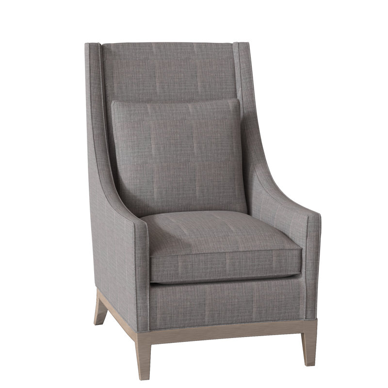 Fauteuil à coussins larges de 38 po Eastside, Finition platine, Crépuscule Rylee