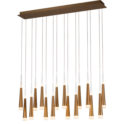 Lustre à 10 lumières DEL Kesean