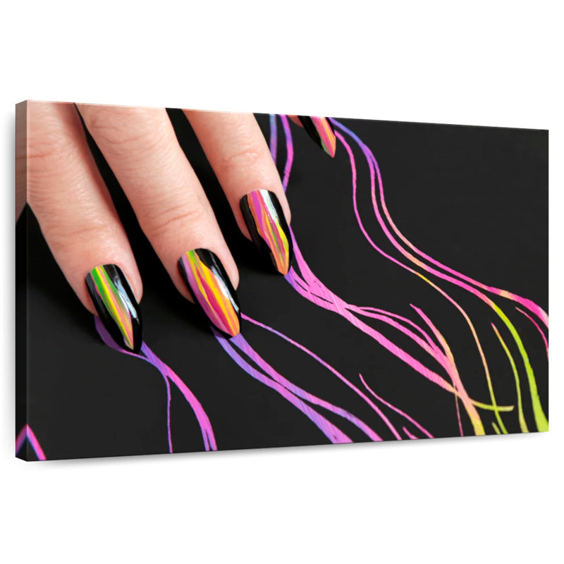 Shuttleworth Modern Multichrome Nails, 8" H x 12" W