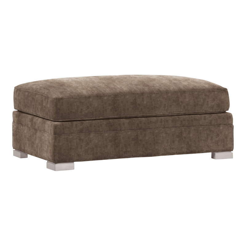 Repose-pieds et demi Nicholas, Gris colombe, Terre Nadia