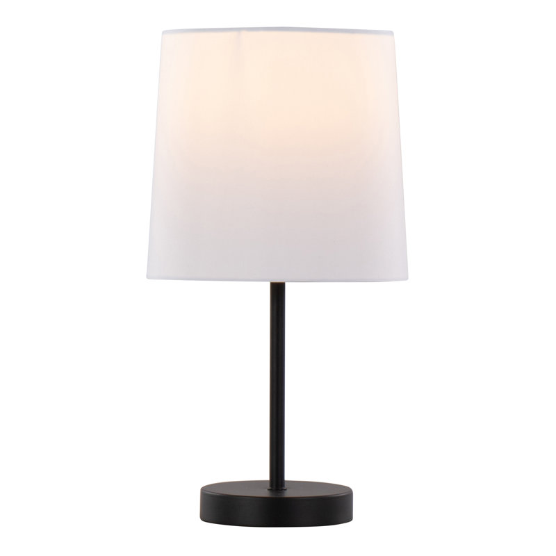 Cooper 16" Metal Accent Lamp - Set of 2, Black