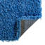 Tapis ovale rayé scintillant