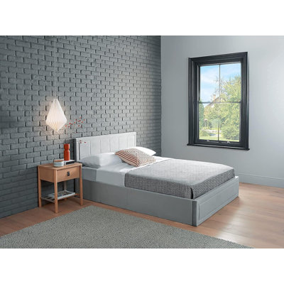 Upholstered Ottoman Storage Bed with Mattress
