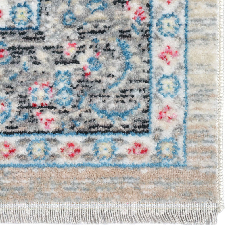 Beier MACHINE MADE POLYESTER AREA RUGS - Runner | Multicolor | Oriental Design, Low Pile Machine Made Area Rugs for Living Room, Bed Room