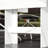 Modern Marble Look Extendable Dining Table, Press-To-Open Leaf, 94.5" Max Length