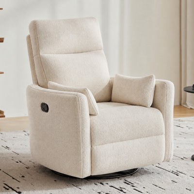  Sherry 34'' Upholstered Swivel Manual Recliner & Rocker