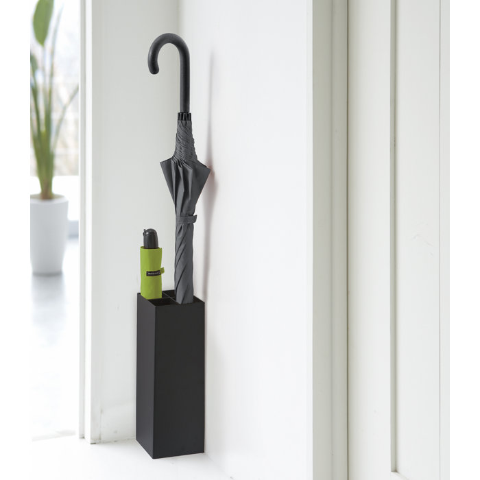 Yamazaki Slim umbrella stand - Tower - Black
