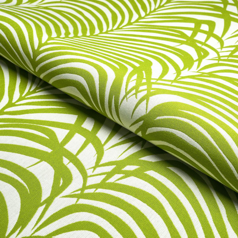 Zebra Palm Woven Indoor/Outdoor Fabric