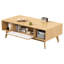 Modern Rectangular 100cm Four Leg Coffee Table with Storage-199997414