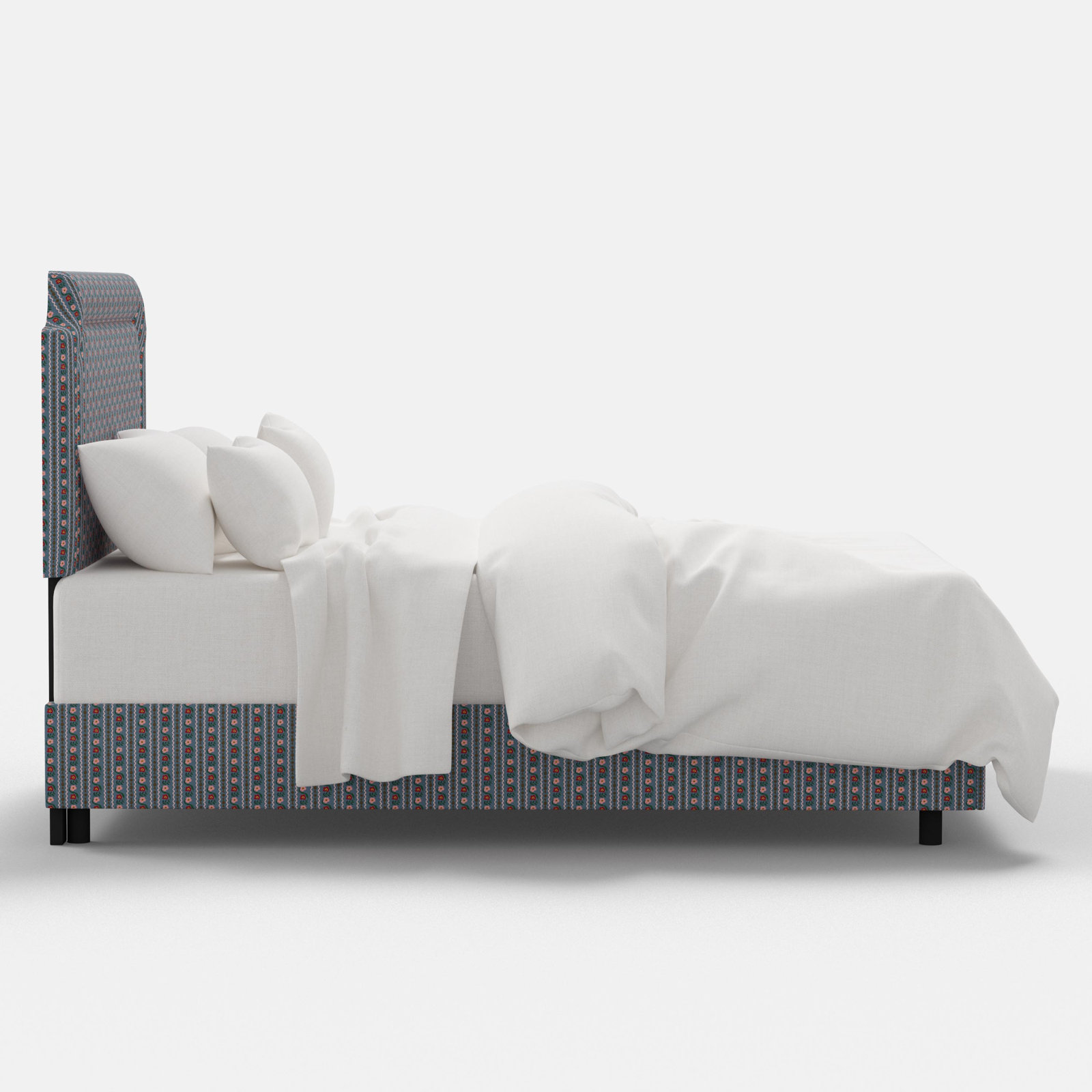 Rifle Paper Co. x Cloth & Company Bed, King, Delphine Slate