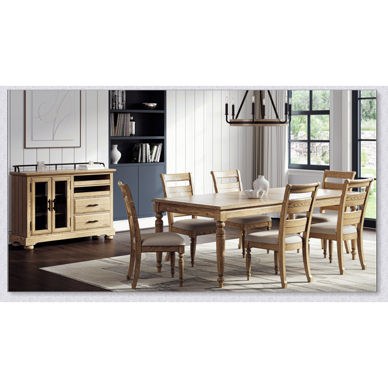 Table de salle à manger extensible avec rallonge amovible pour des sièges flexibles et des solutions élégantes pour recevoir à la maison