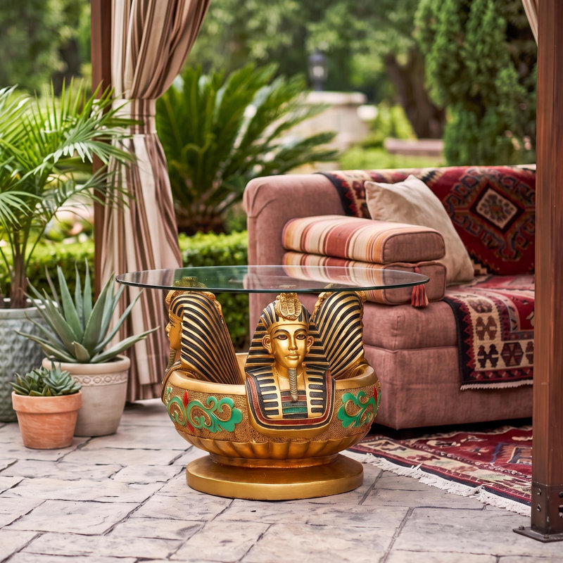 Three Heads of Tutankhamen Coffee Table