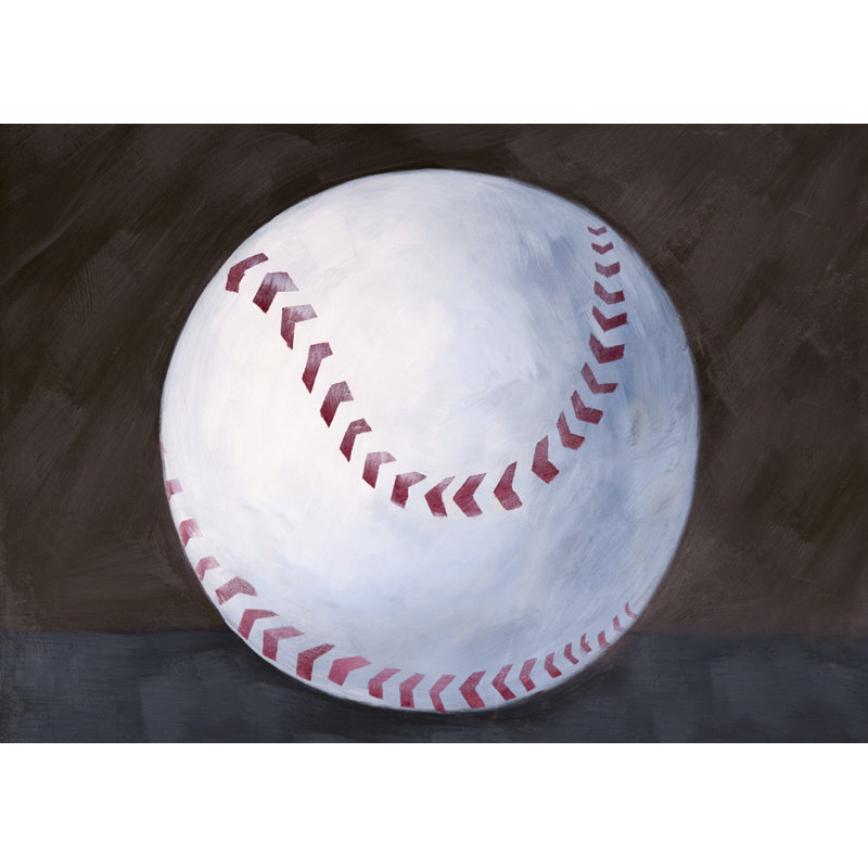 Balle de baseball | «Black Man Cave», décoration sur toile encadrée