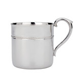 Royal Bead Silverplate Baby Cup