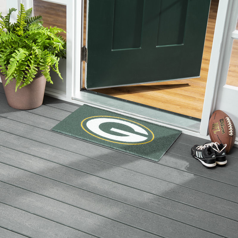 Tapis en PVC pleine couleur, 16 po x 28 po, Green Bay Packers