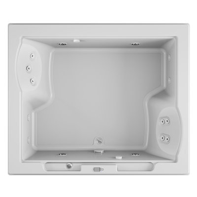Fuzion® 71.75" x 59.75" Undermount/Drop in Whirlpool Bathtub