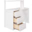 Lit mezzanine simple avec bureau et garde-robe | Cadre de rangement peu encombrant-1575749637-1575749636