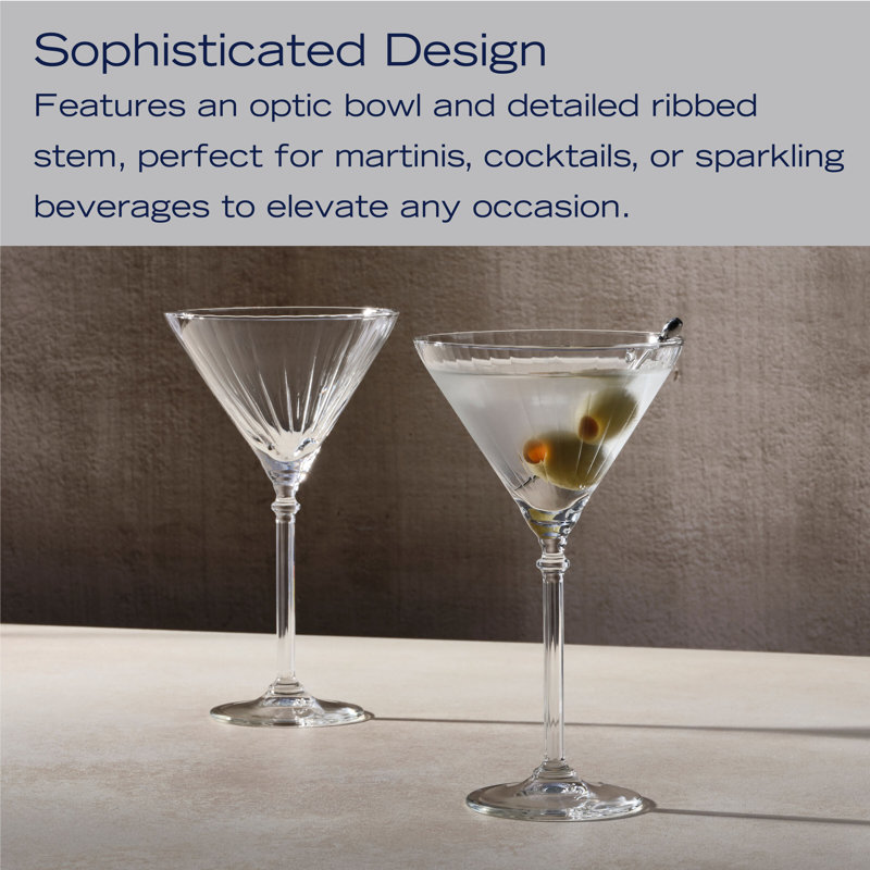 Mikasa Eloise Martini Glasses, Set of 2