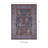 Emanuel Traditional Machine Woven Flatweave Navy and Blue Area Rug with Non Skid Backing -475180433