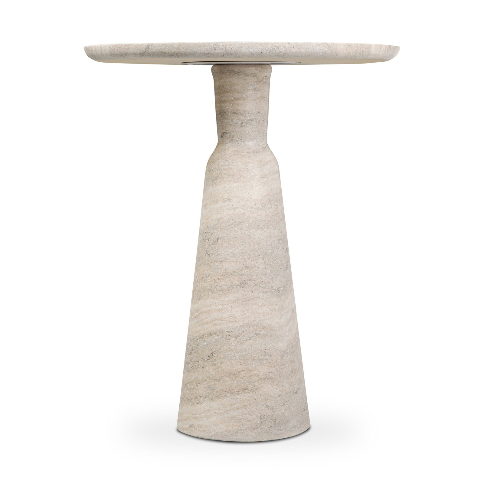 Marsh Outdoor Bar Table-Textured Sandy Grey-Bar, 36" H x 34" W x 34" D