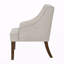 Chaise d'appoint Mid-Century moderne, fauteuil rembourré en tissu avec pieds en bois massif pour le salon, la chambre à coucher, le bureau-133945699