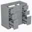 Base de meuble-lavabo simple 35,60 po seulement-101473979