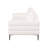 2-piece Chenille Upholstered Sofa Set Ivory
