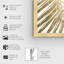 «Gold Tropical Leaves IV Gold Metallic», impression-2026132999-2026132998