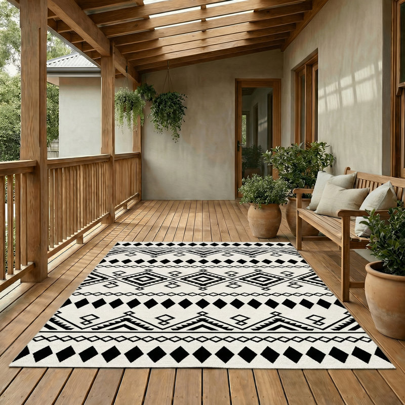 Tapis marocain Thambiah, Rectangle 3 pi 4 po x 6 pi 7 po