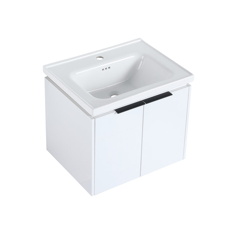 Wall-Mounted Bathroom Vanity With Sink