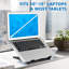 Montez-le! Support pour ordinateur portable réglable en hauteur et support pour bureau, noir