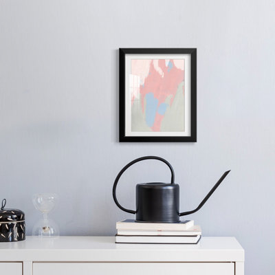 Blushing Abstract III -Framed Print