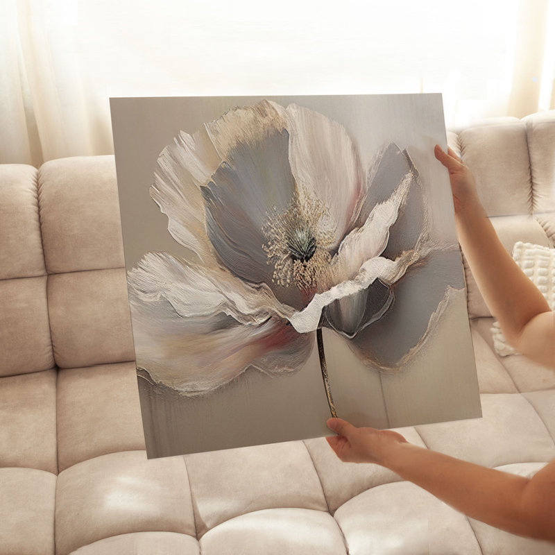 Floral Flower Classical Unframed Art Print, 28" H x 28" W