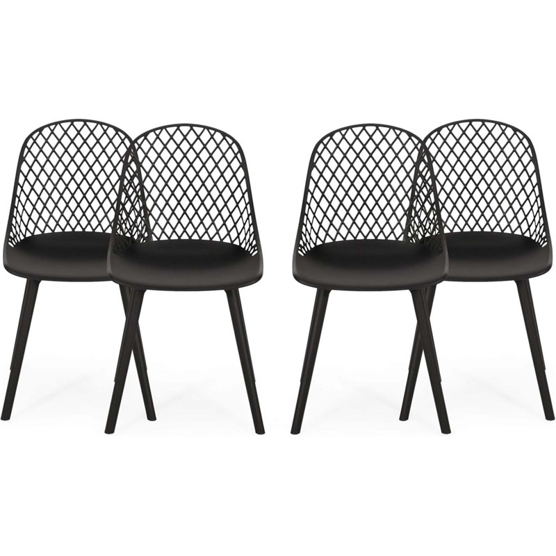 Chaise Lily (ensemble de 4), Noir