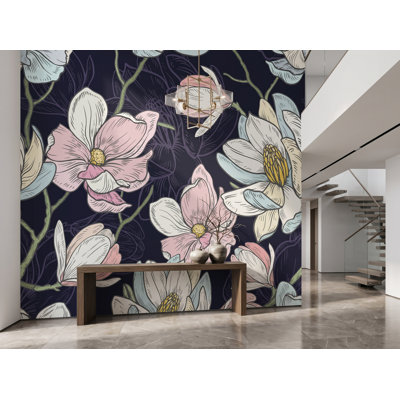 Wall Mural, 100"W x 100"H, Pre-Pasted Paper