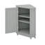 Armoire de rangement d'angle avec portes, armoire de salle de bain triangulaire avec tablettes réglables-1413664284
