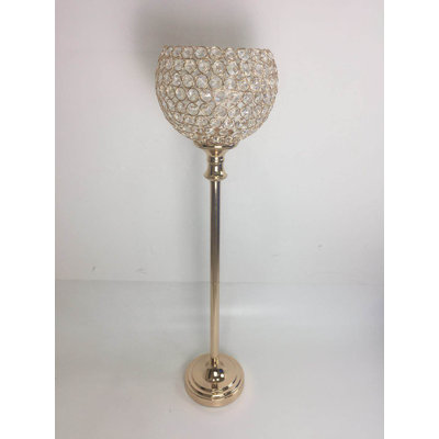 37'' H Iron Tabletop Candlestick